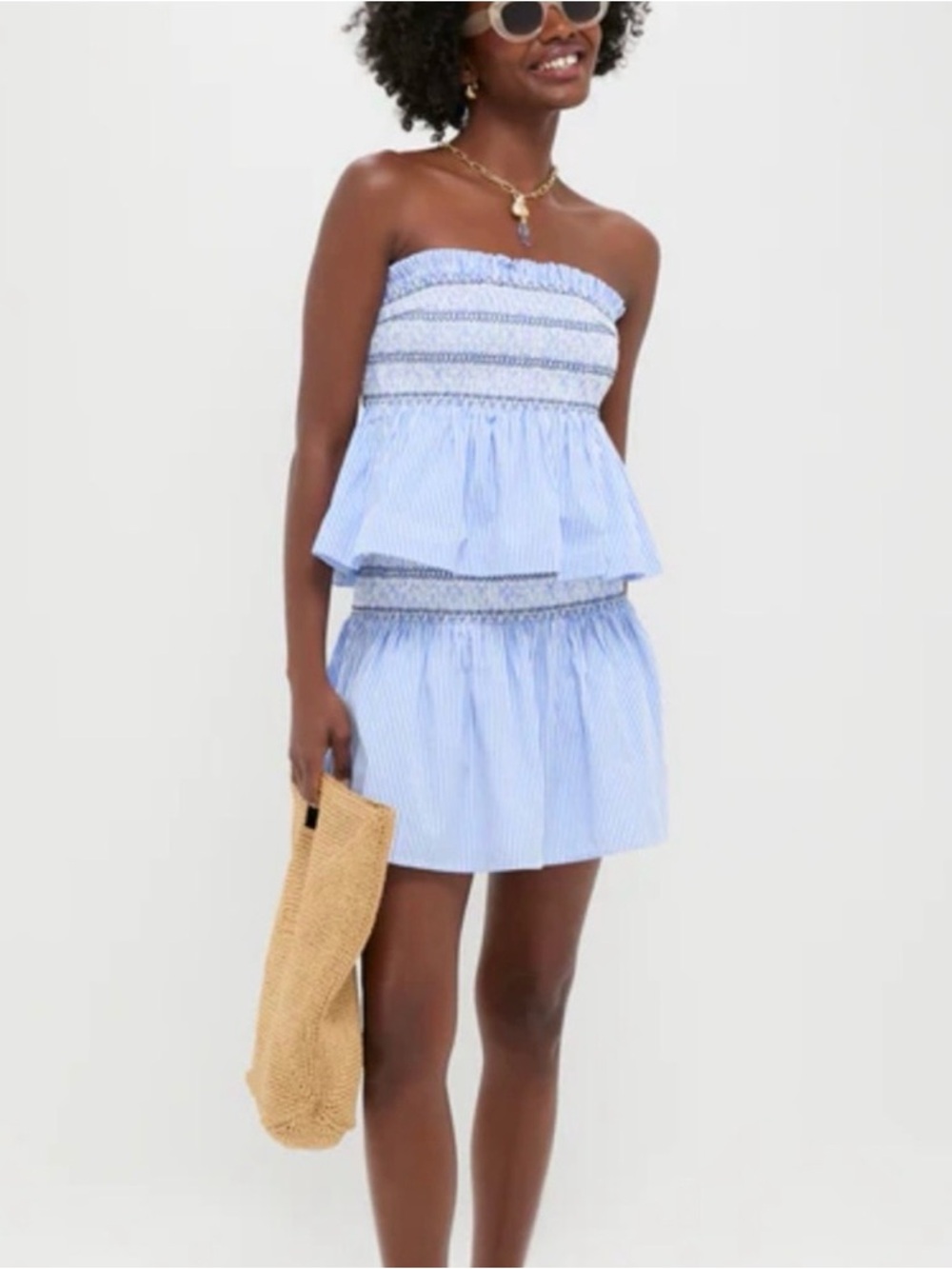 NWT Tuckernuck Strapless Two-Piece Set